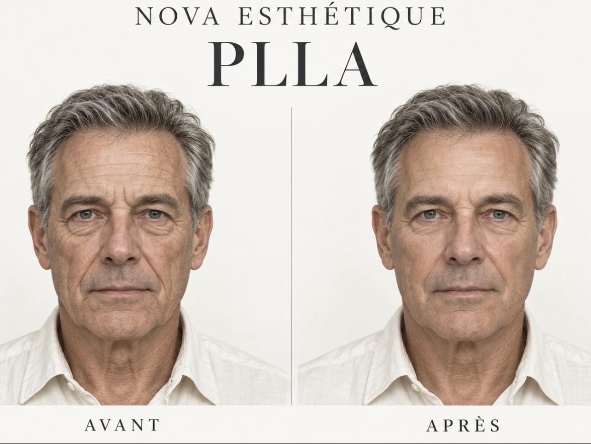 PLLA : avant et après (simulation)